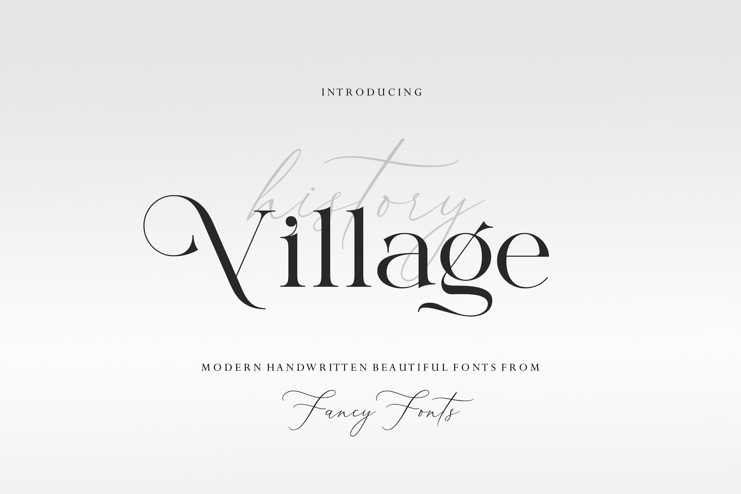 Police Village Serif : police Swash moderne pour Cricut & Canva (TTF) (téléchargement numérique)