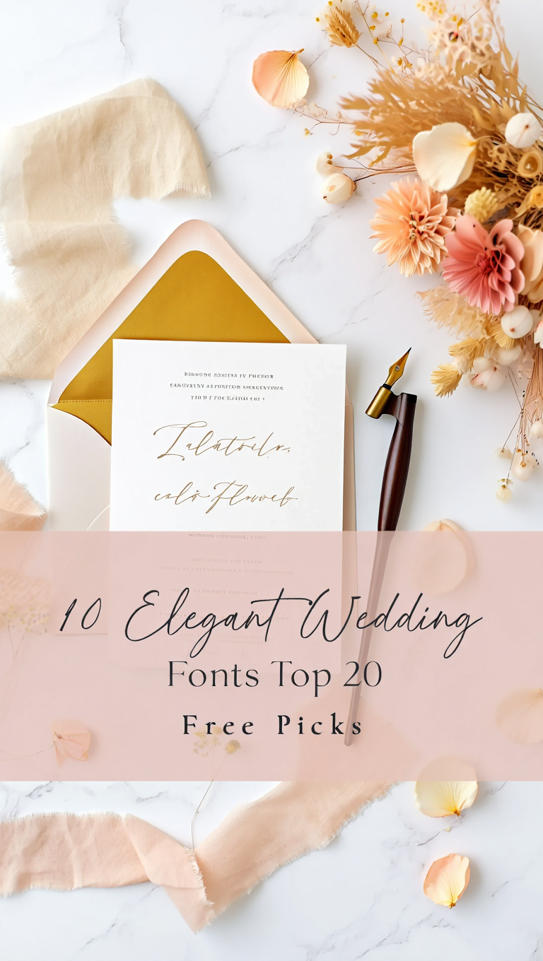 10 Elegant Fancy Fonts for Weddings — Top 20 Free Picks
