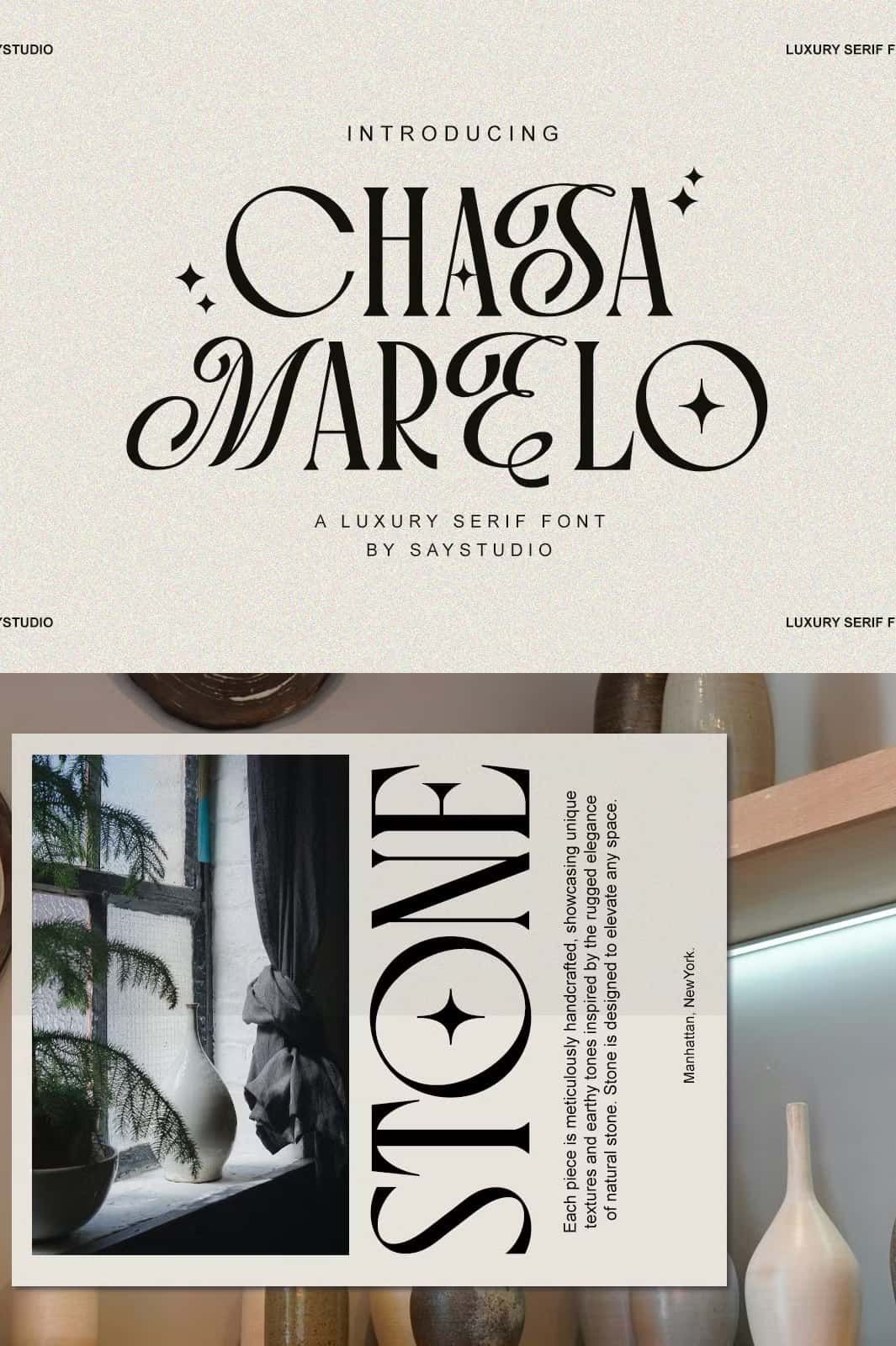 Chasa Marelo — Luxury Branding Font — Leasted — Graphics Template Resources