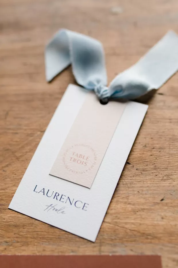 Modern and Chic Wedding with a Terra Cotta and Classic Blue Color Palette