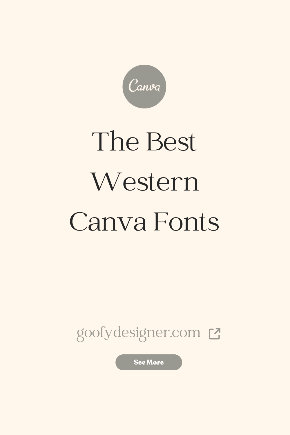 Western Canva Font Ideas