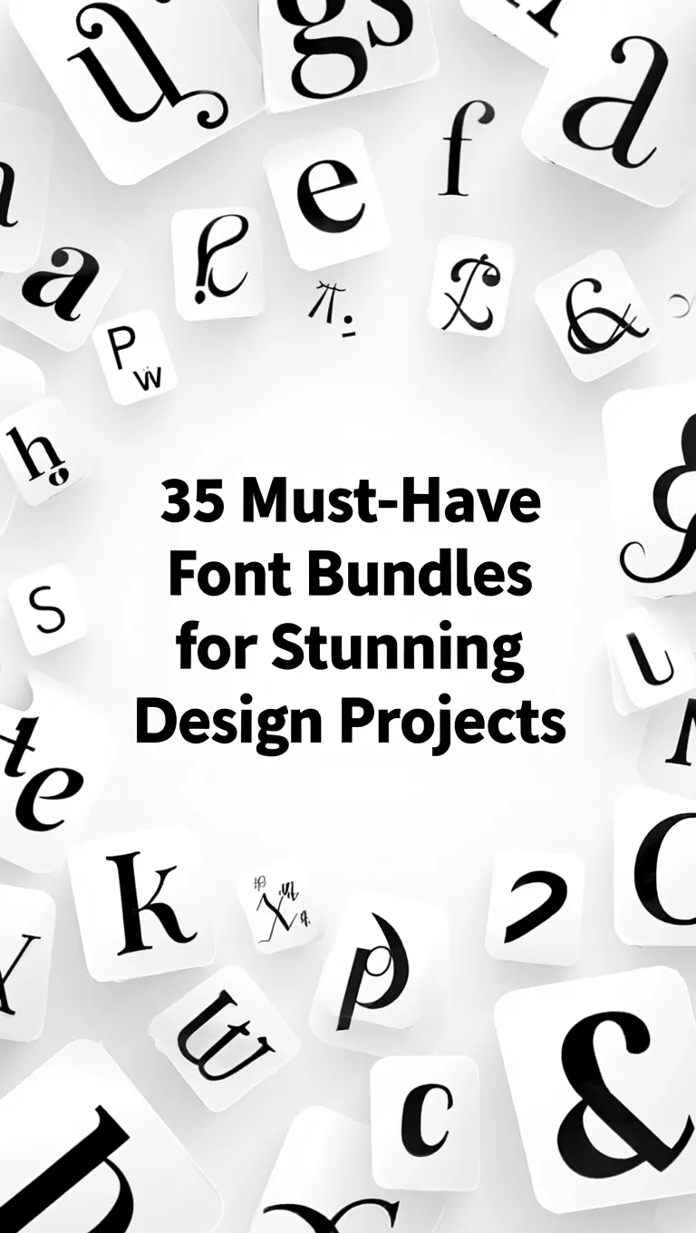 35 Must-Have Font Bundles for Stunning Design Projects