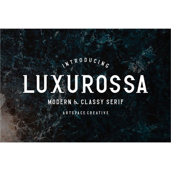 Luxurossa Serif Fonts: Modern & Classy 🖤