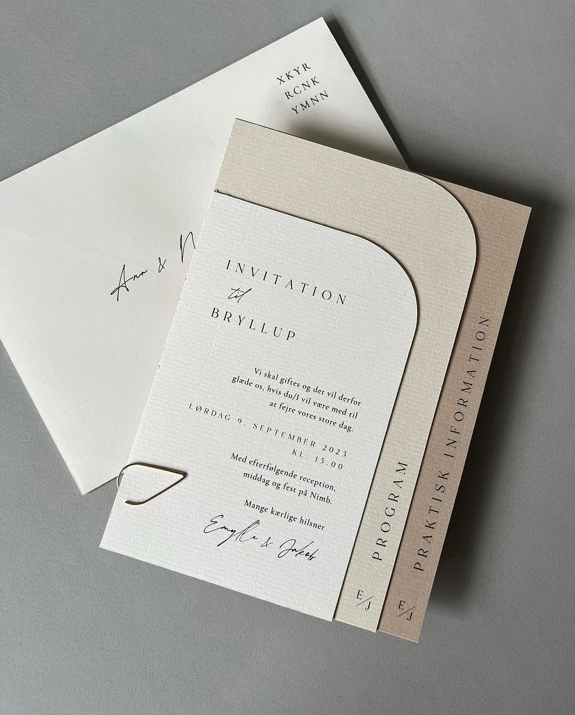 Invitationer — Bryllup