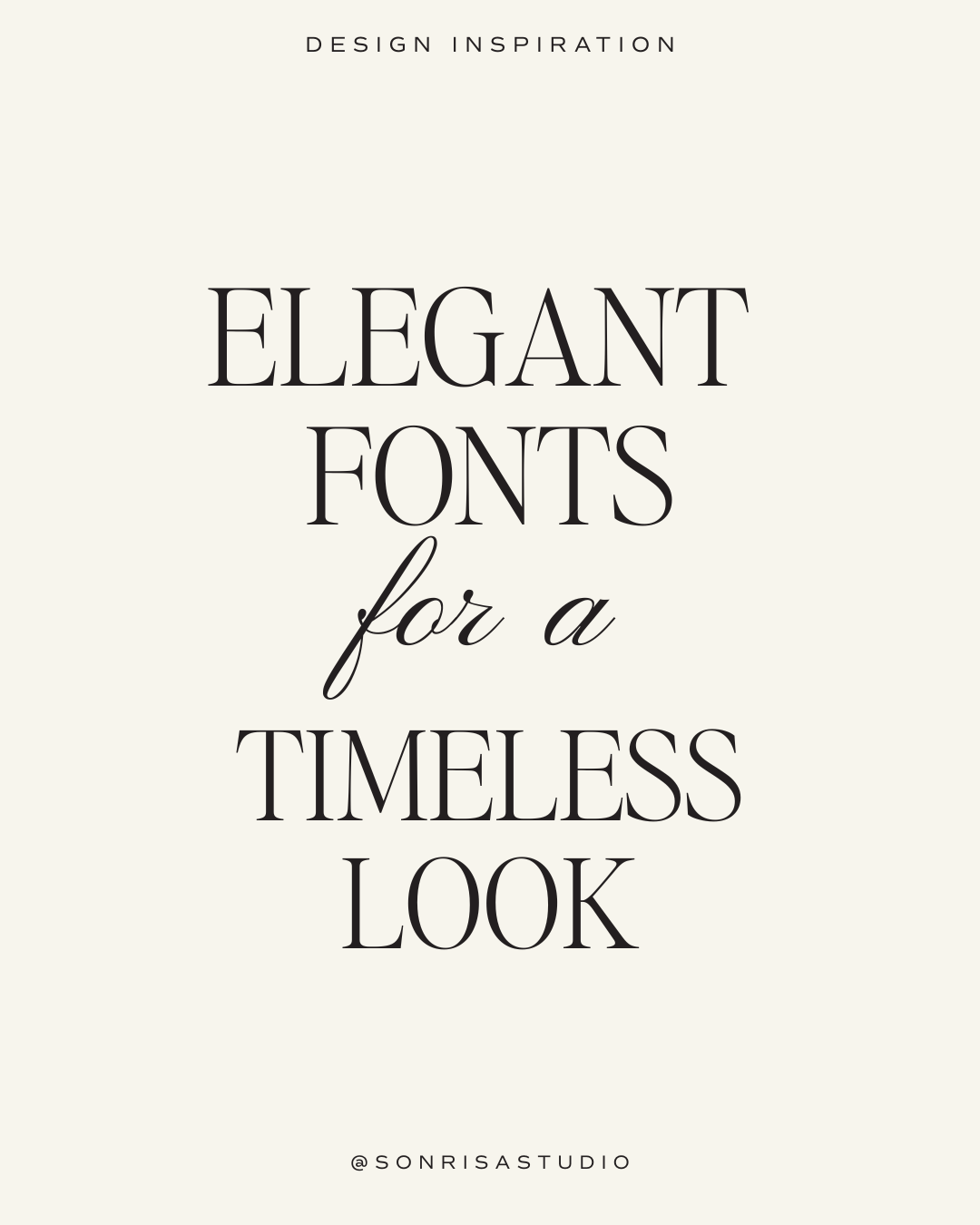 Best Fonts for a Luxury Brand