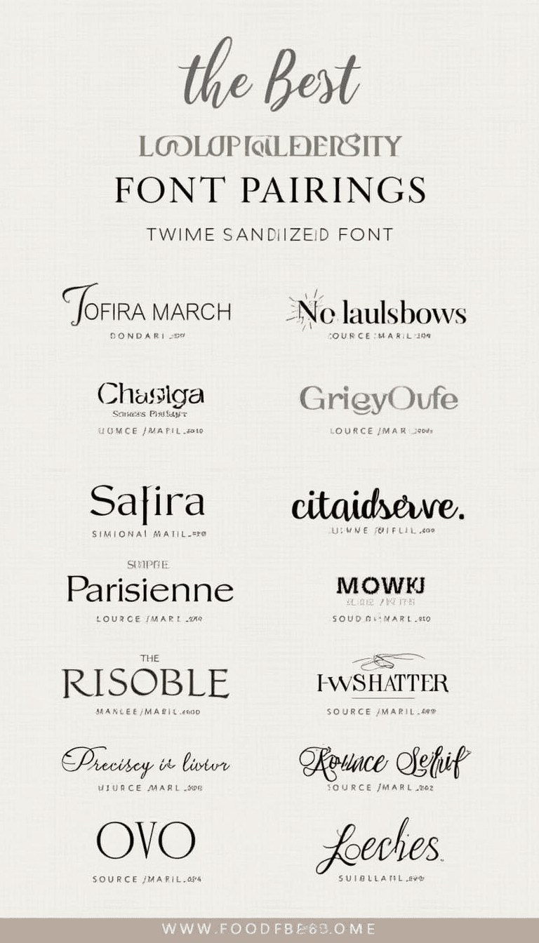Pinterest in 2025 | Font pairing, Luxury font, Font combinations