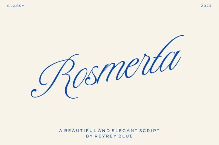 Rosmerta Font | ReyreyBlue | FontSpace