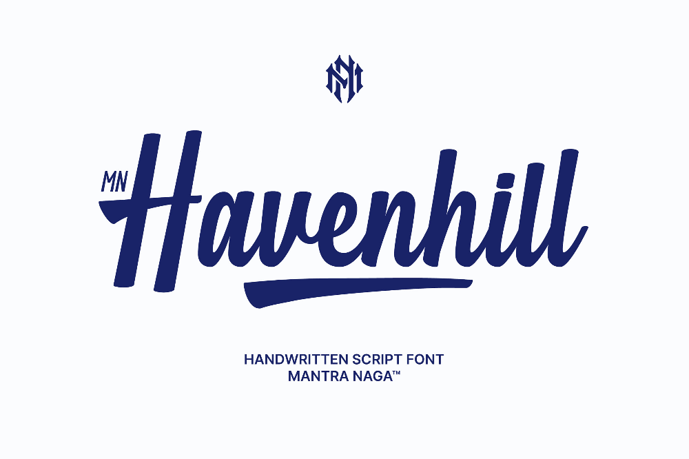 MN Havenhill — Handwritten Script Font