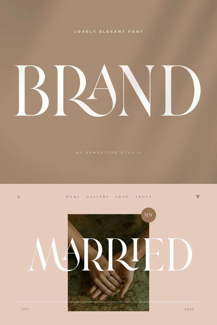 Brand — Lovely Elegant Font