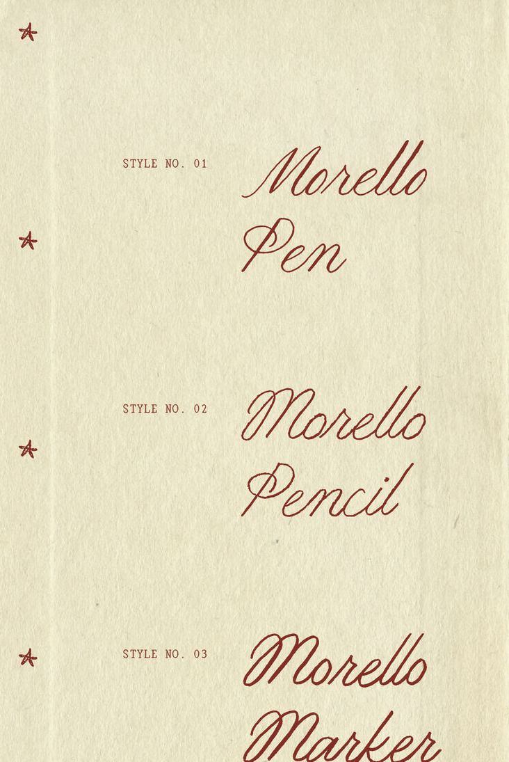 Morello Handmade Script Font
