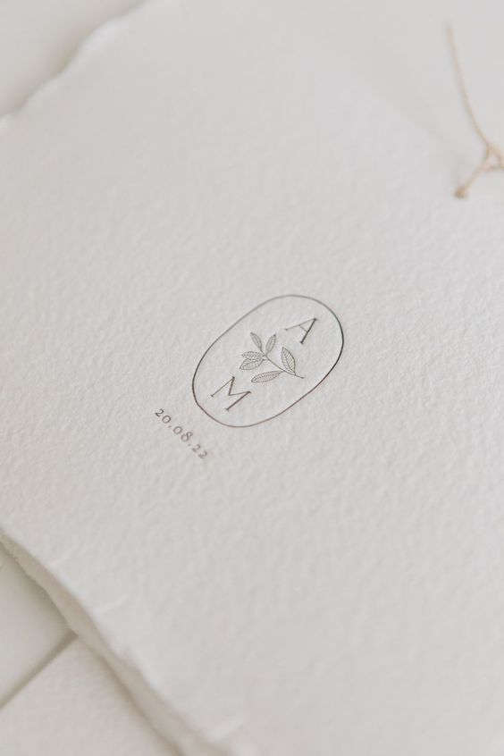 🤍zartes & elegantes Hochzeitslogo / Monogramm