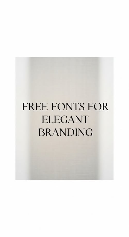 Free Fonts for Elegant Branding | Minimalist Serif Typography