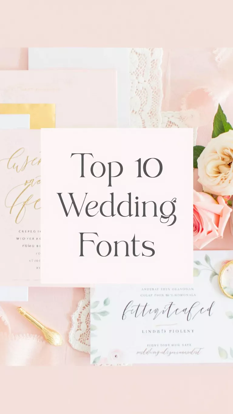 Top 10 Wedding Fonts Bundles for Beautiful Branding & Invitations