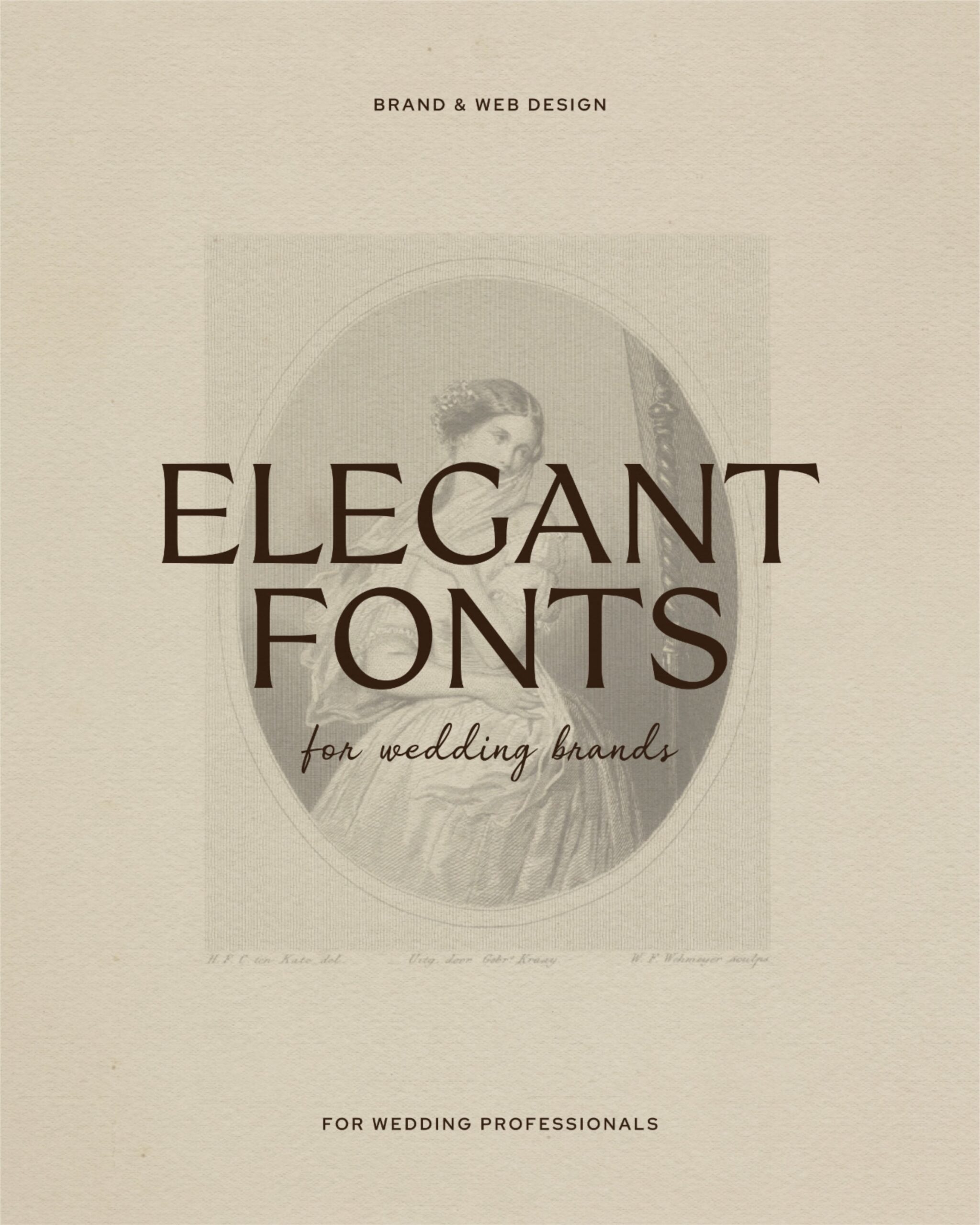 Free Elegant Fonts for Wedding Branding and Logo Design