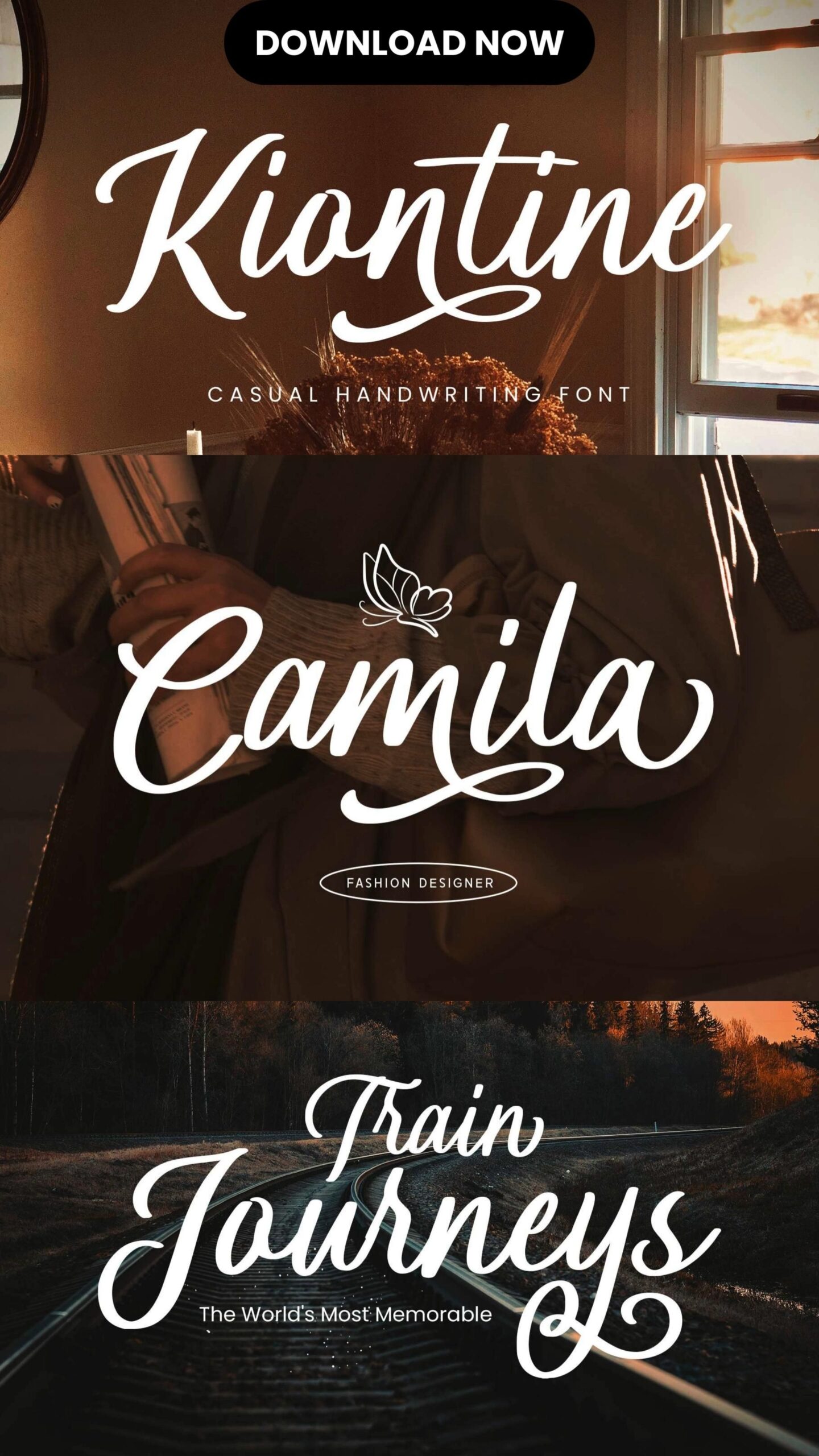 Kiontine — Brush Script | Creative Market