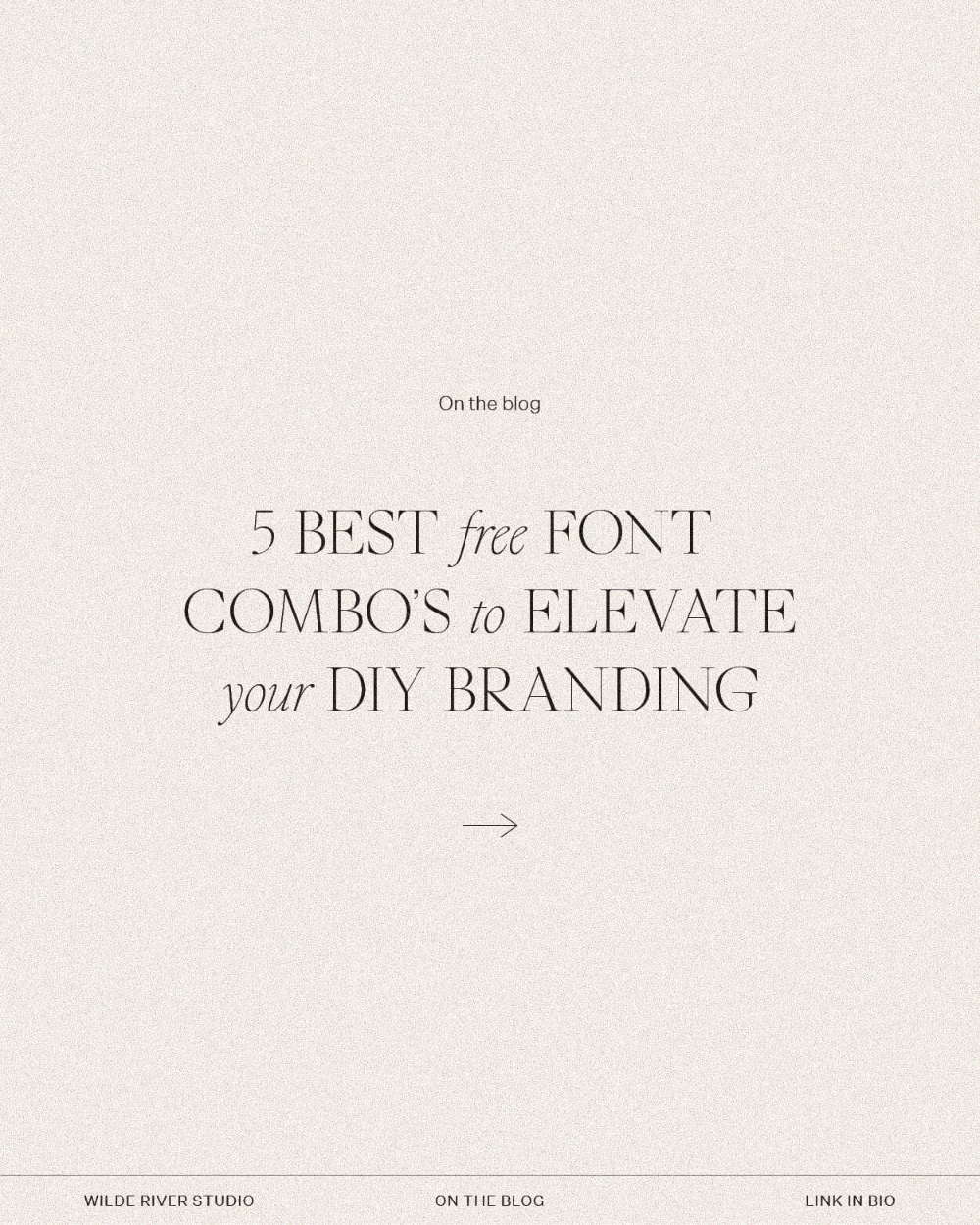 5 Free font combos to elevate your brand — Wild theory