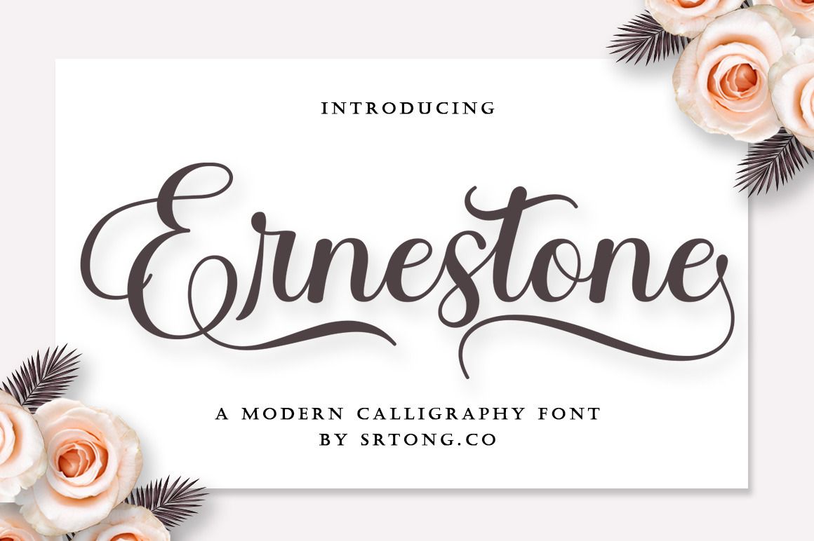 Ernestone Script by Strongco | Creative Market