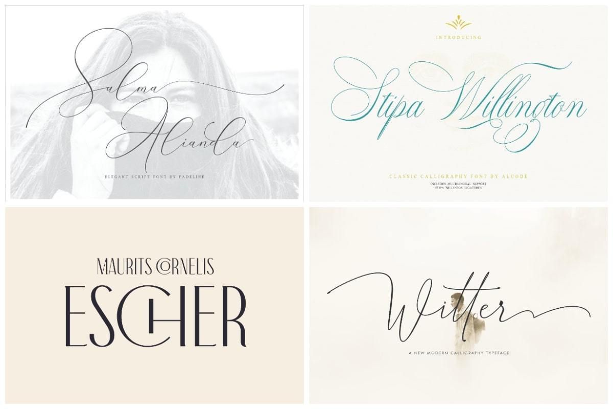 57 Gorgeous Wedding Fonts For Your Big Day | HipFonts
