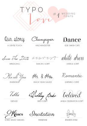 Freebie // Lovely Fonts #4 | 2015 — Wedding Fonts