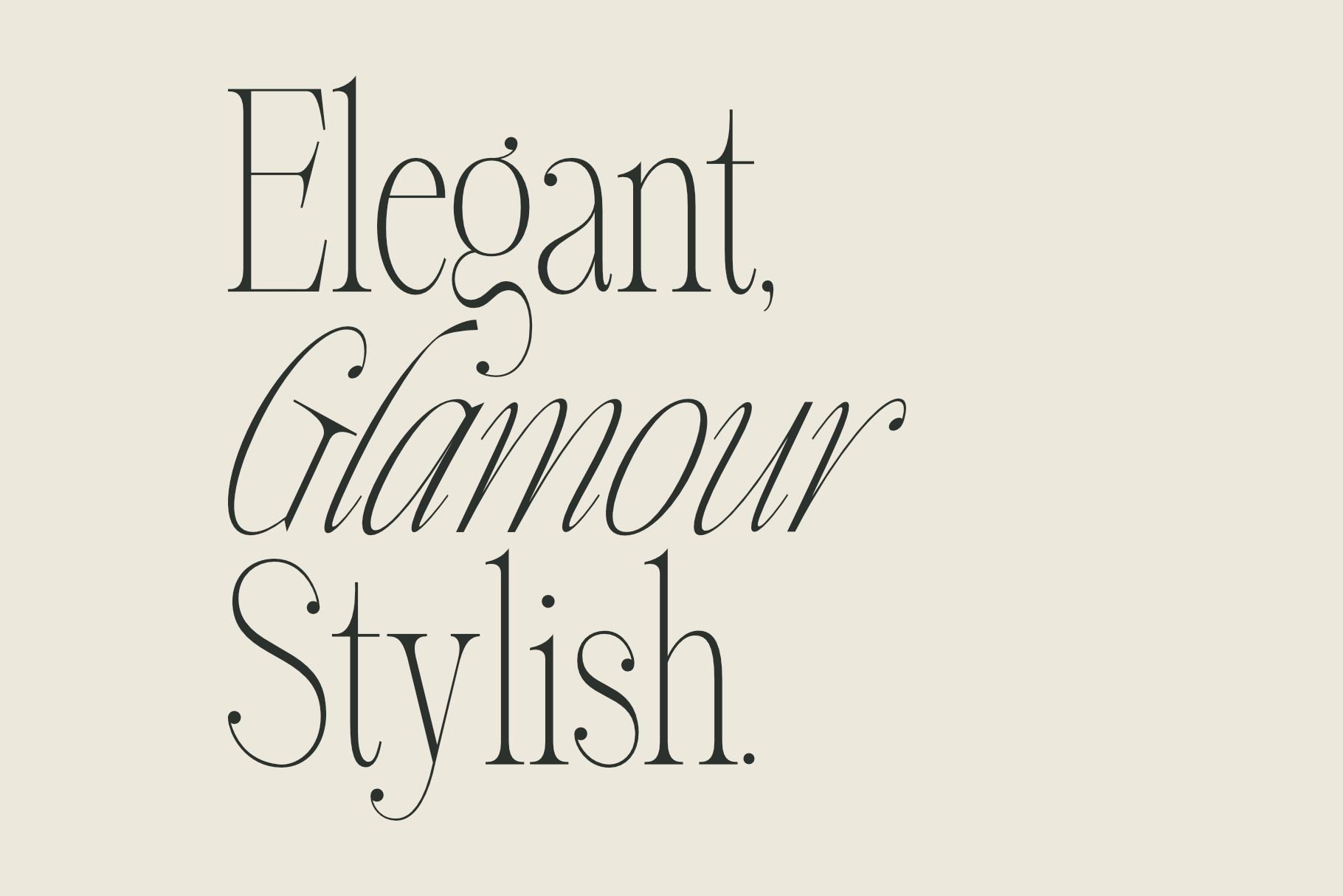 Gladysh | Elegant Condensed Serif | Sealoung