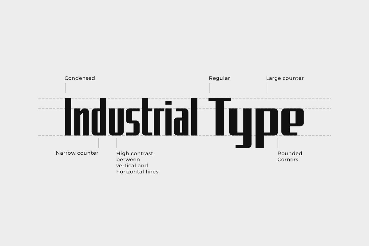 Uphead Industrial Font #Sponsored #AFFILIATE