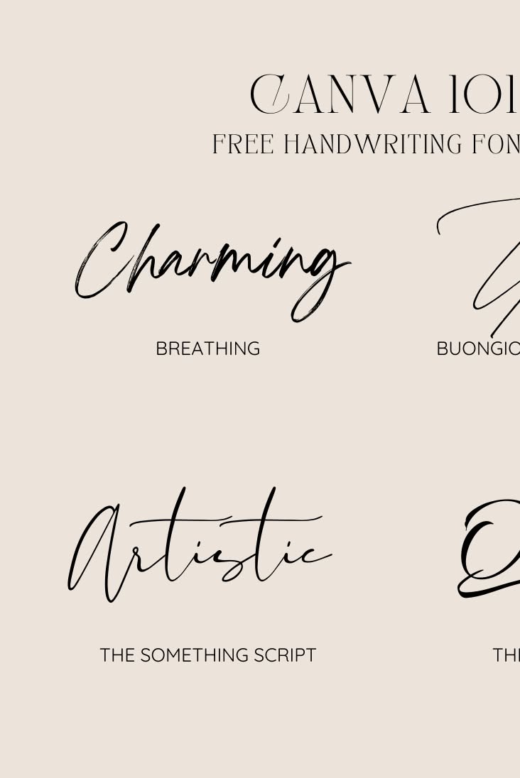Free Handwriting Fonts on Canva | Perfect for Creative Projects
