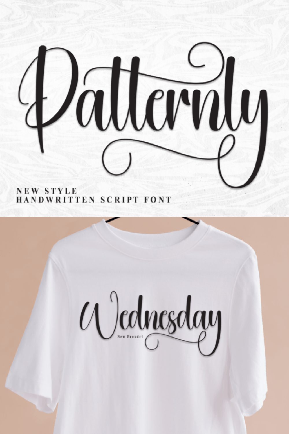 Patternly Font: Elegant Calligraphy Script for Instagram & DIY Projects