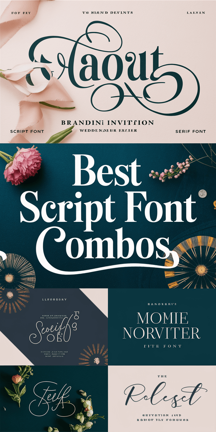 Best Canva Script Font Combinations (Elegant & Balanced Pairs)
