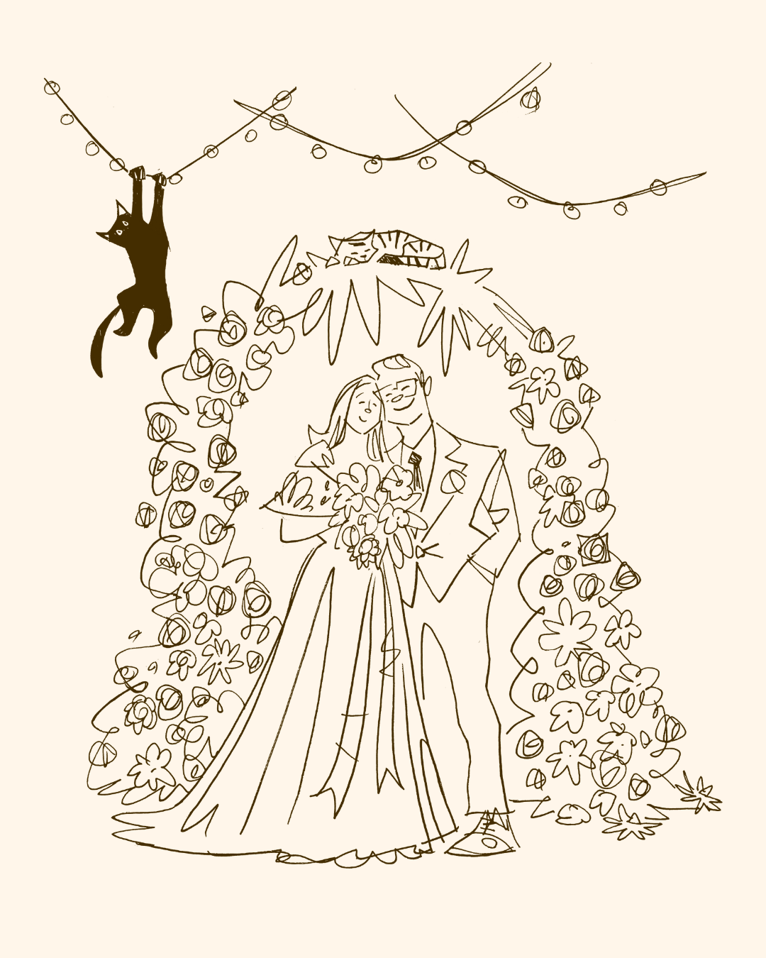 Custom Wedding Illustration