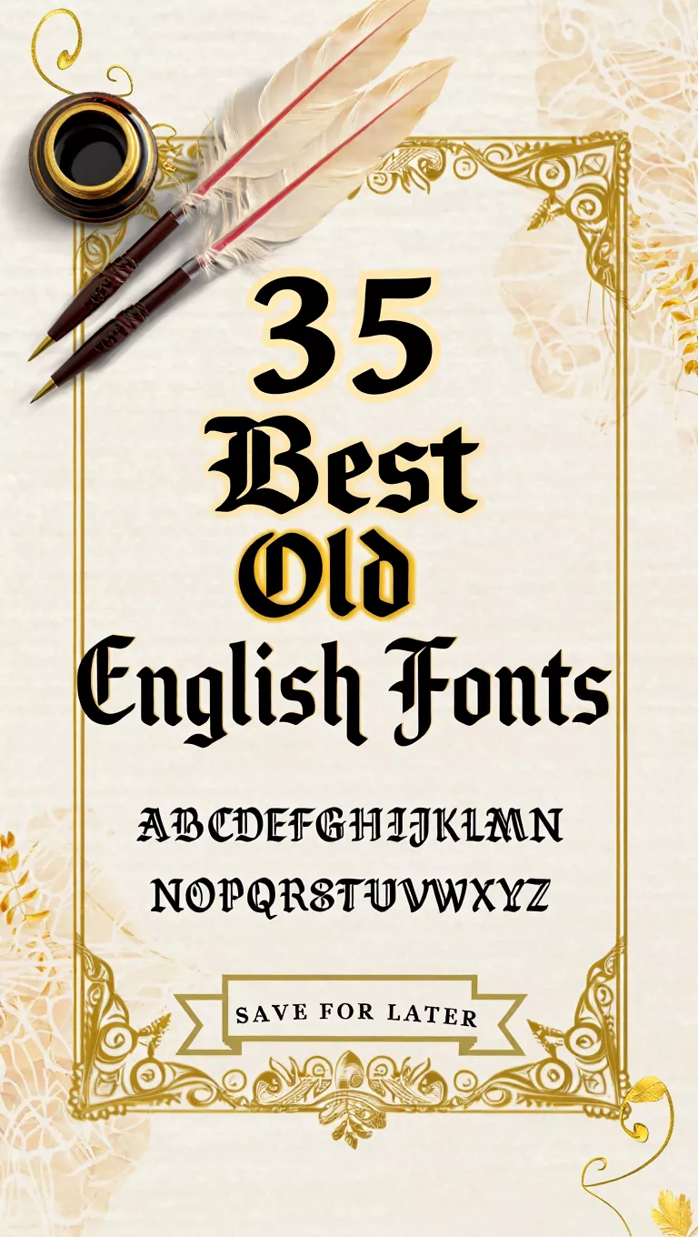 35 Best Old English Fonts: Timeless Typeface Bundle
