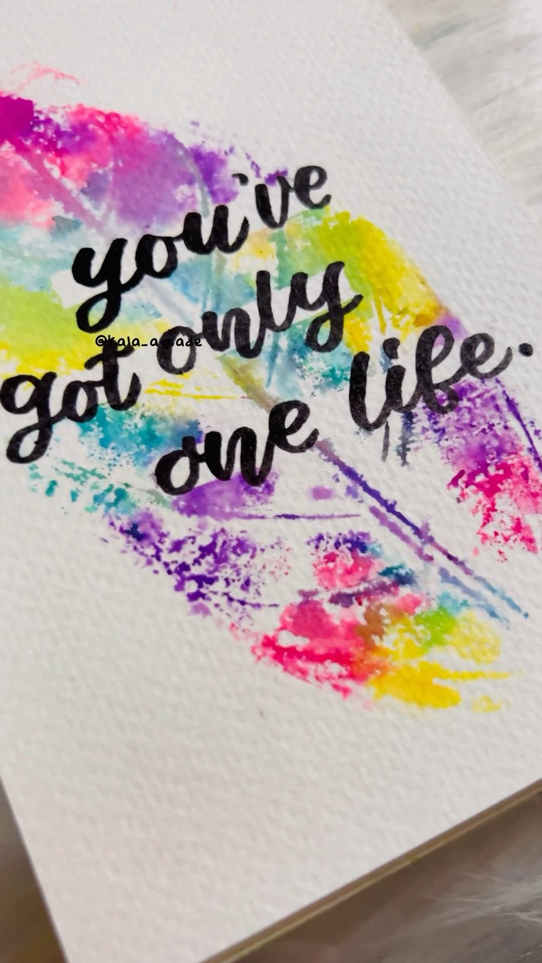 Leaf Painting | Calligraphy