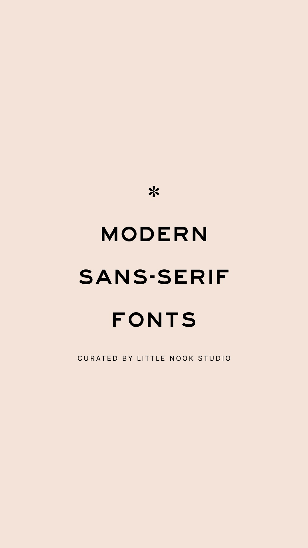 Modern Sans Serif Typography Inspiration: Font Trends