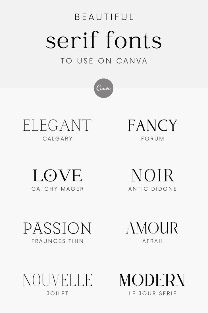 Elegant Serif Wedding Fonts 2025