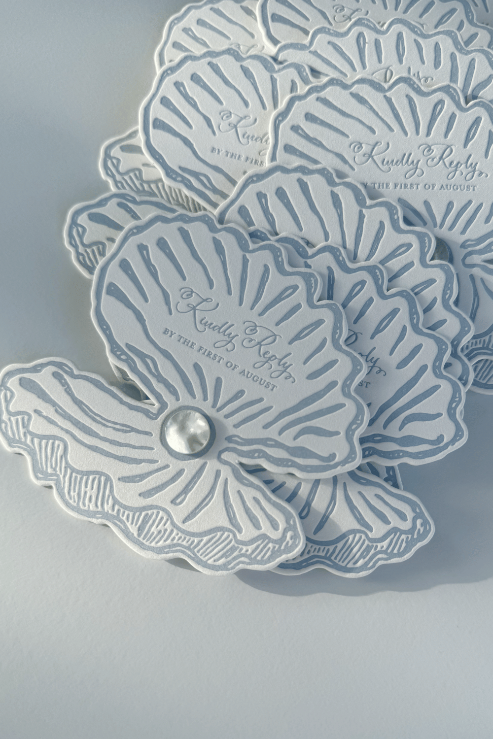 Pearl Jam + Letterpress Wedding Invitation