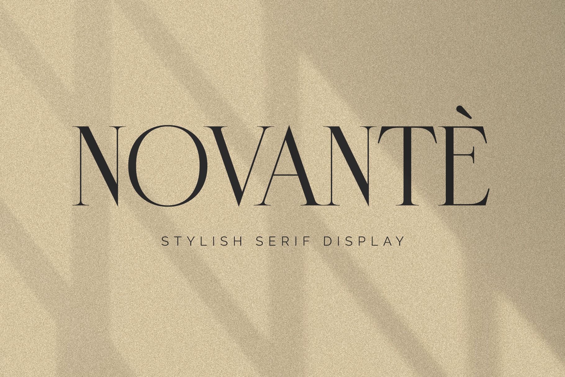 Novante | Display Serif by Arterfak Project | Creative Market