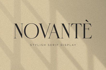 Novante | Display Serif Font