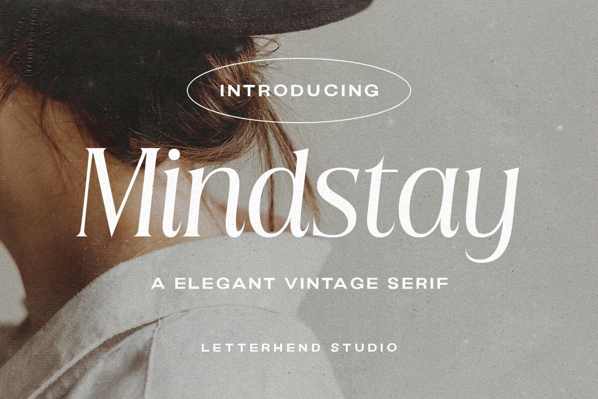 Mindstay : élégante police Serif vintage