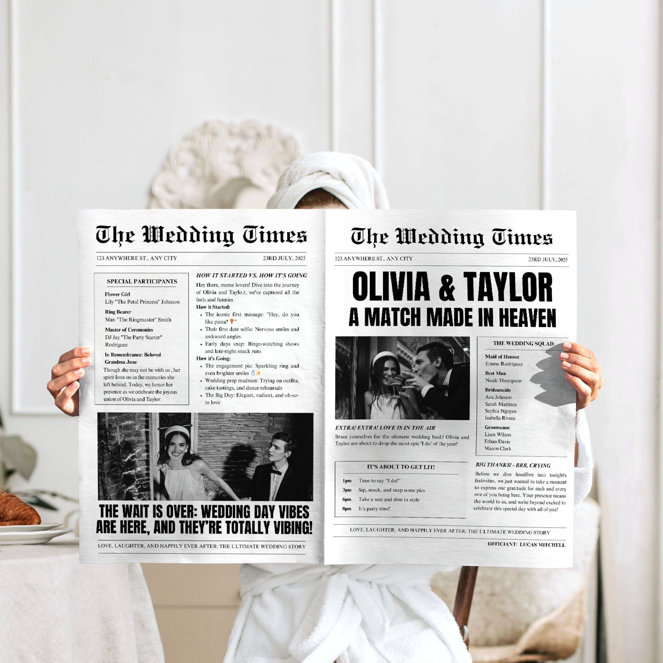 Create Your Perfect Wedding Program: A Guide to Crafting the Ideal Timeline