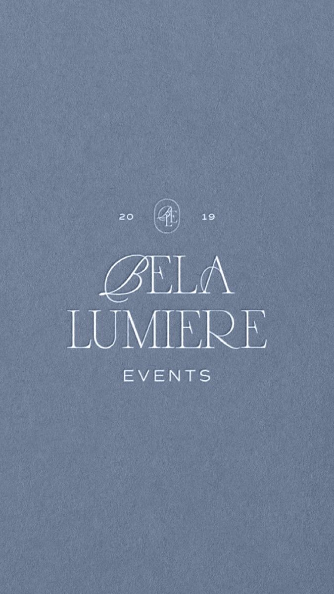 Modern, luxury branding for event planner