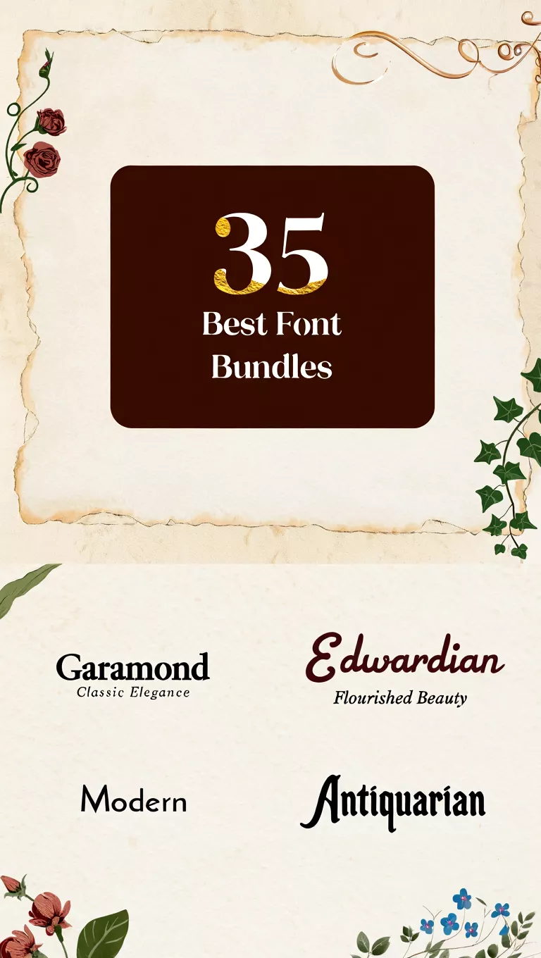 35 Best Font Bundles for Instant Download & Easy Installation