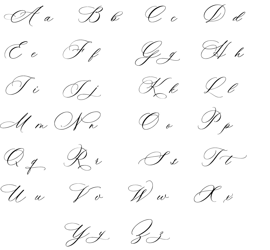 The Punctilious Mr. P’s | ‘Calliope’ Font Calligraphy Sampler