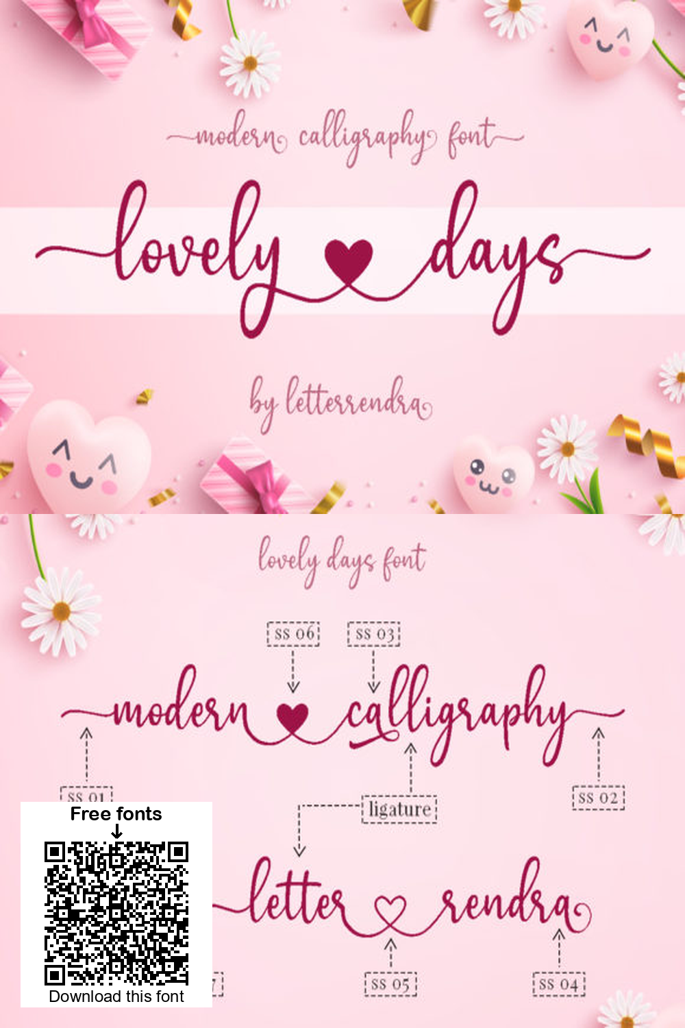 Lovely Days Font: Romantic Calligraphy for Wedding Invitations