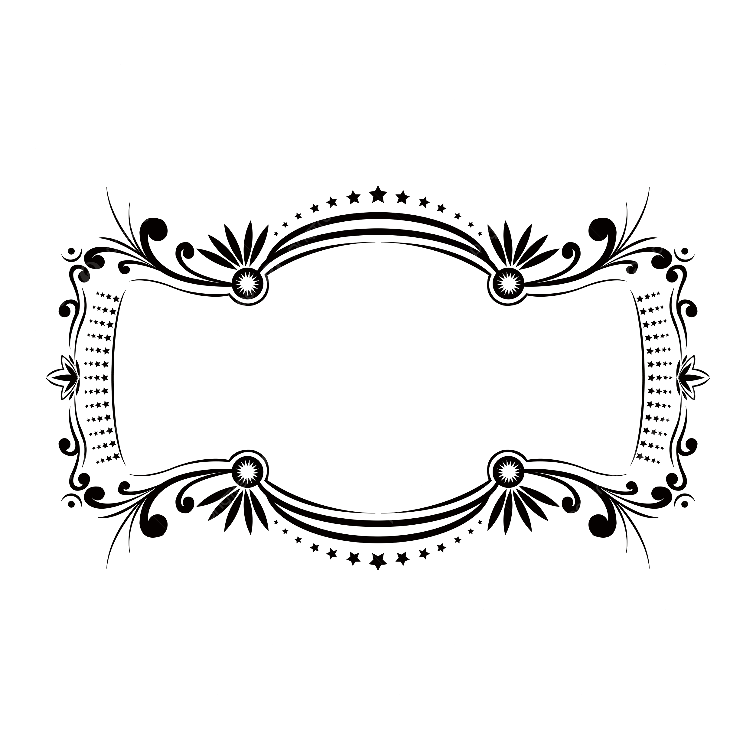 Wedding Card Text Box Border For Offset Or Screen Printing Vector, Text Box, Text Border Design, Wedding Text Box PNG and Vector with Transparent Background for Free Download