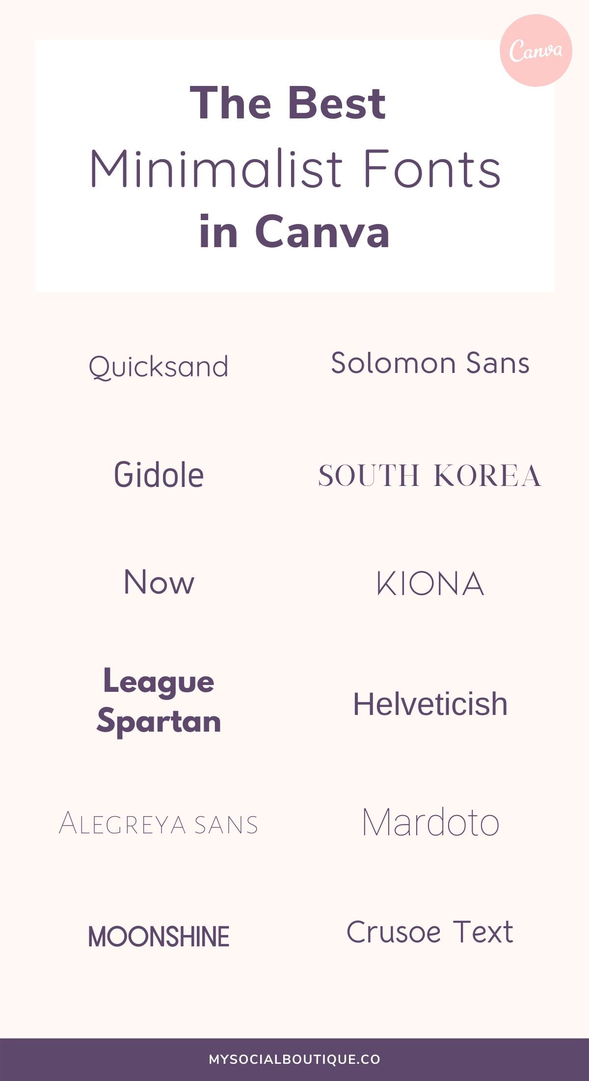The Ultimate Canva Fonts Guide