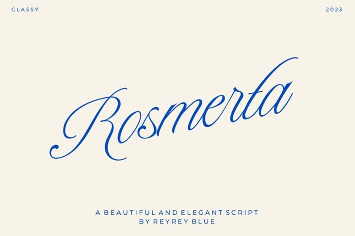 Rosmerta Font | ReyreyBlue | FontSpace