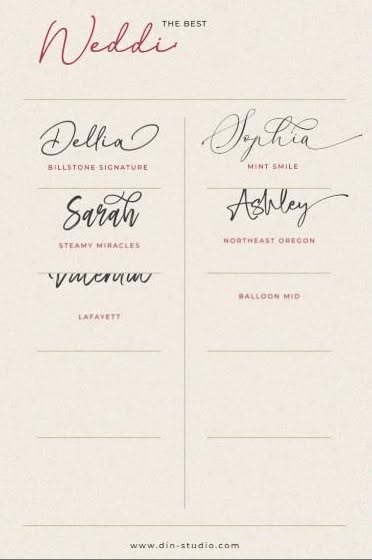 Best Wedding Font Collection part 2