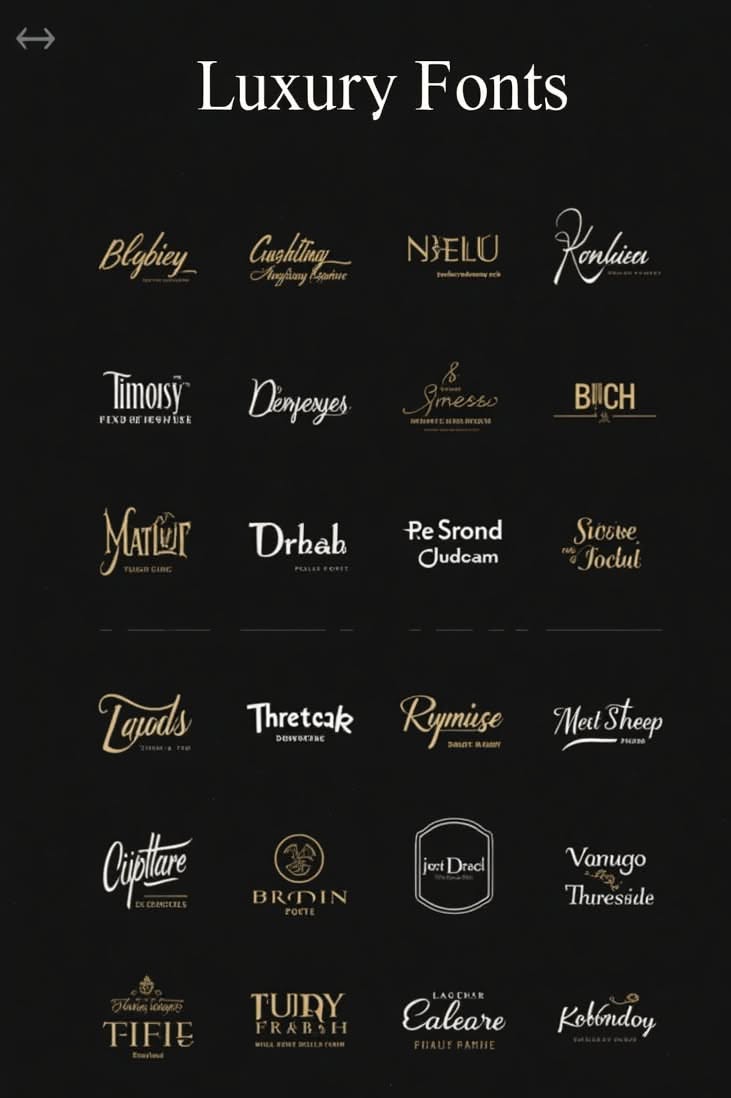 Luxury Serif Fonts – Free Download Collection