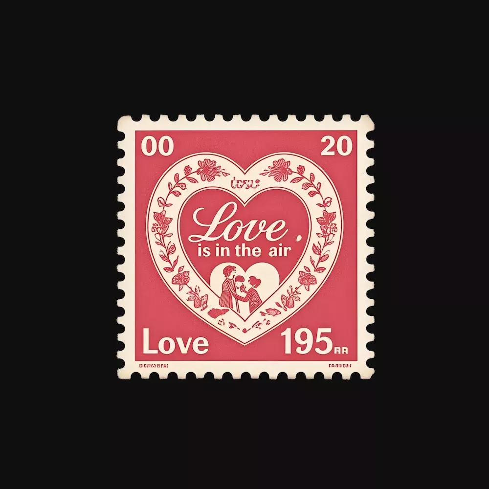 Retro Love PNG Overlay 🎻 — Free Download!