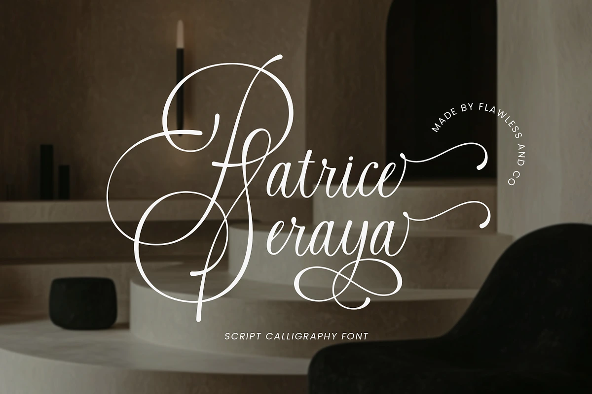 Patrice Seraya — Calligraphy Font