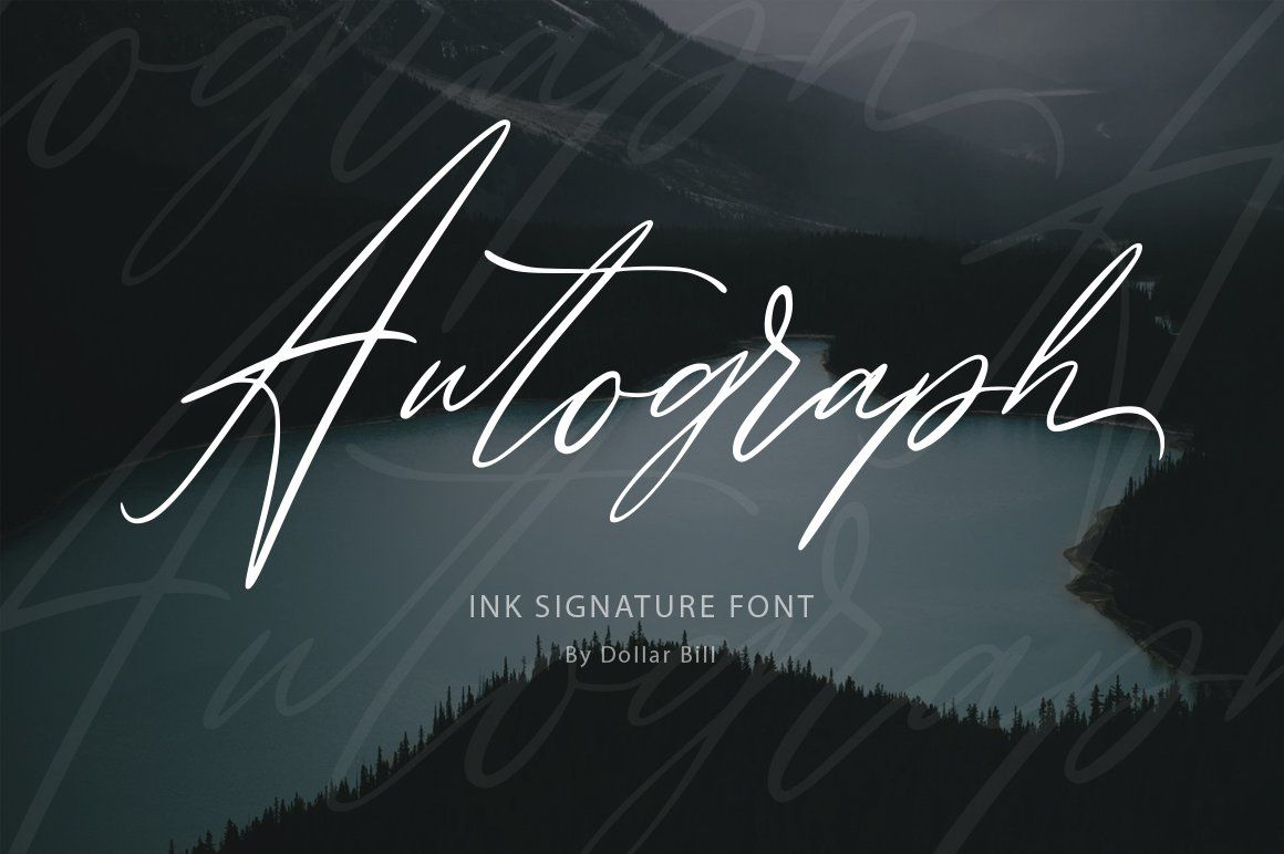 Autograph Font by ClipArtRoom · Creative Fabrica